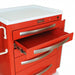 A - Series Lightweight Aluminum Crash Cart - Short Height, Medium Width, Five Drawers, Breakaway Lock, Model MPA2424B05 - Asclepius