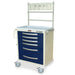 A - Series Medium Height Aluminum Anesthesia Cart - Standard Width, E - Lock, MD30 - ANS Accessories - Asclepius