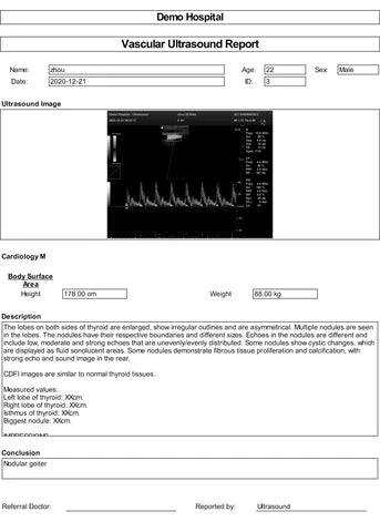 CMS1700B Portable Color Ultrasound Scanner - Asclepius