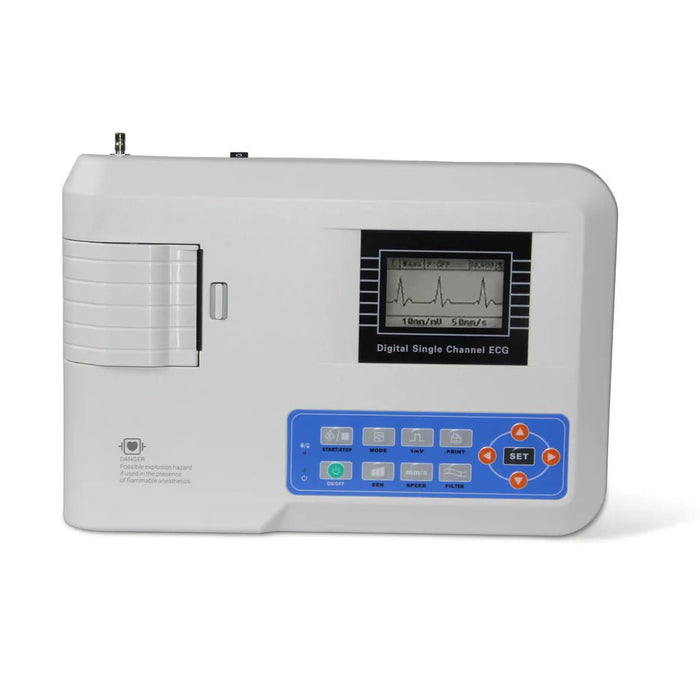 CONTEC ECG100G Digital One Channel 12 lead ECG EKG Machine Electrocardiograph - Asclepius