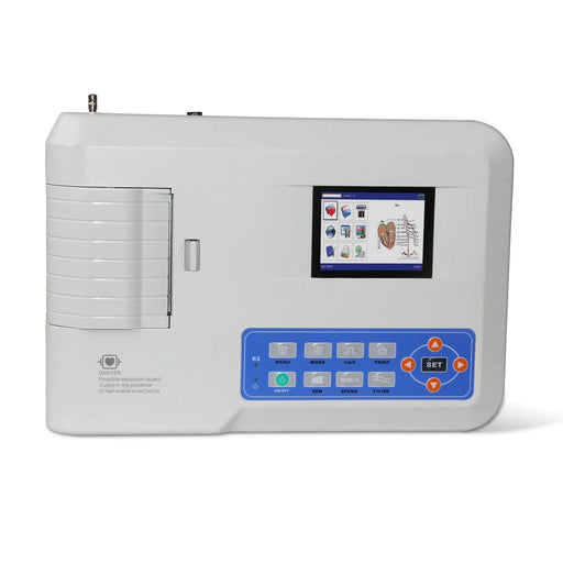 CONTEC ECG300G Electrocardiograph,Digital 3 Channel 12 lead EKG+Printer - Asclepius