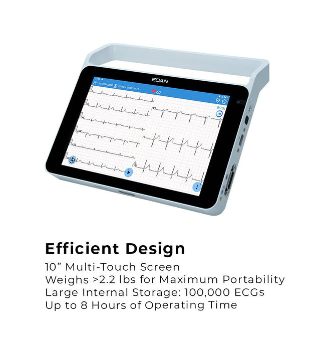 Edan iSE Series ECG Machine - No stand - Asclepius