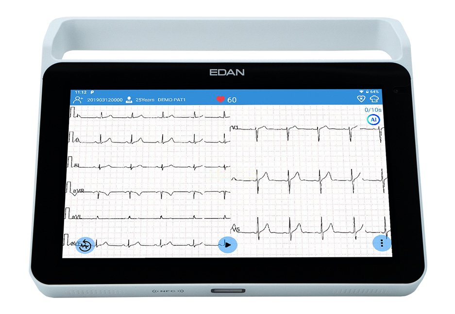 Edan iSE Series ECG Machine - No stand - Asclepius