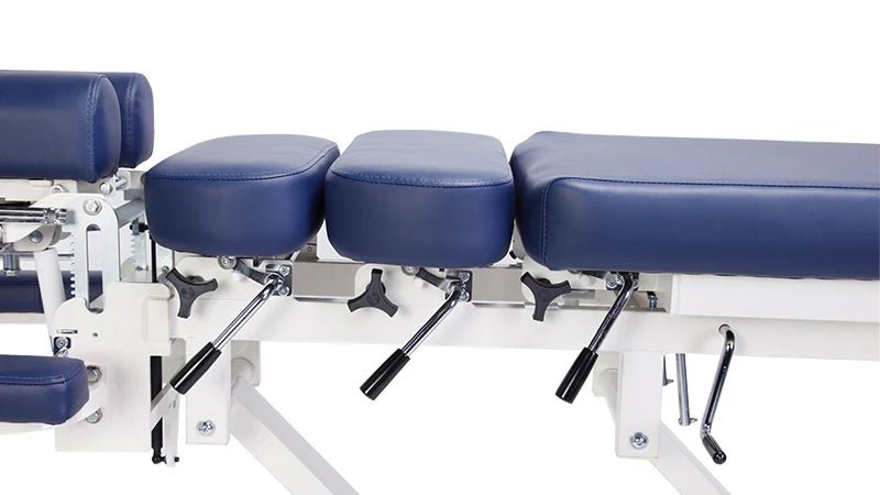 Everyway4all CA130 "CHIROMA" 8 Section Treatment Table (3 Motors) with 2 - side Elevating Bars - Asclepius