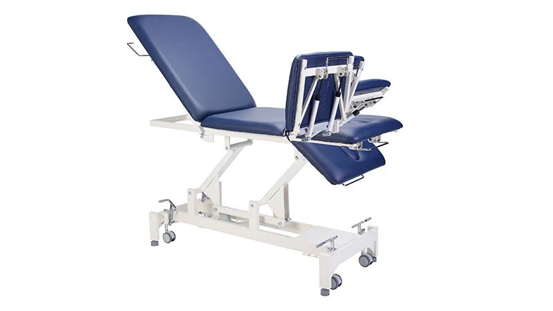 Everyway4all EU25 "TRISTAR" 3 Section Therapeutic Table (No Drop Foot / 1 Motor) with 4 - side Elevating Bars - Asclepius