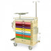 Harloff M - Series Standard Width Tall Pediatric Emergency Cart Nine Drawers with Individual Breakaway Drawer Locks, MD30 - EMG3 Super Stat Package - Asclepius