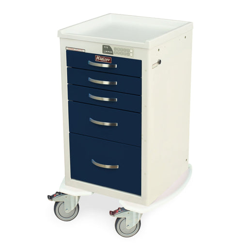 M - Series Compact Anesthesia Procedure Cart - Mini Width - Asclepius