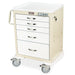 M - Series Short Isolation Cart, Medium Width, Five Drawers, E - Lock, MDS2424E05 - Asclepius