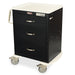 M - Series Short Isolation Cart, Medium Width, Three Drawers, E - Lock, MDS2424E03 - Asclepius