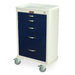 M - Series Tall Anesthesia Cart - Medium Width, 5 - Drawer with Key Lock - Asclepius