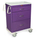 M - Series Tall Isolation Cart, Standard Width, Three Drawers, Standard Key Lock, MDS3030K03 - Asclepius