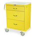 M - Series Tall Isolation Cart, Standard Width, Three Drawers, Standard Key Lock, MDS3030K03 - Asclepius