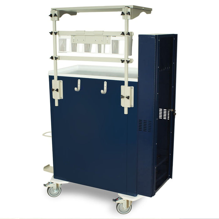 M - Series Tall Treatment Crash Cart - 6 Drawers, Key Lock, MD30 - AIRWAYPKG Difficult Airway Package - Asclepius