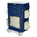 Malignant Hyperthermia Cart with 1.0 Cubic Feet Medical Grade Refrigerator - Two Drawers, Breakaway Lock, Model MH5216B - Asclepius