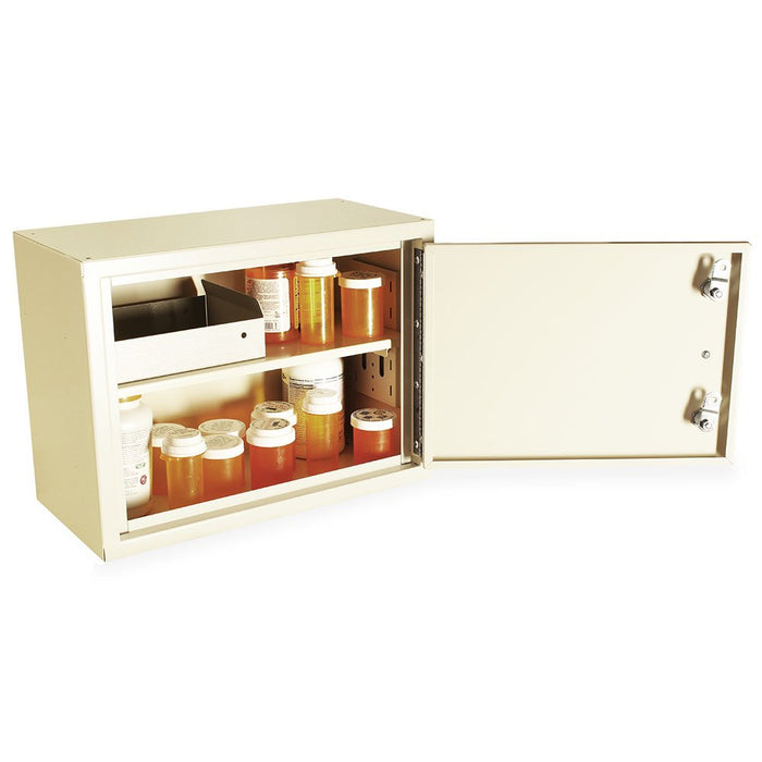 Medium Double - Lock Narcotics Cabinet (NC12C16 - ST2) - Secure Medication Storage - Asclepius