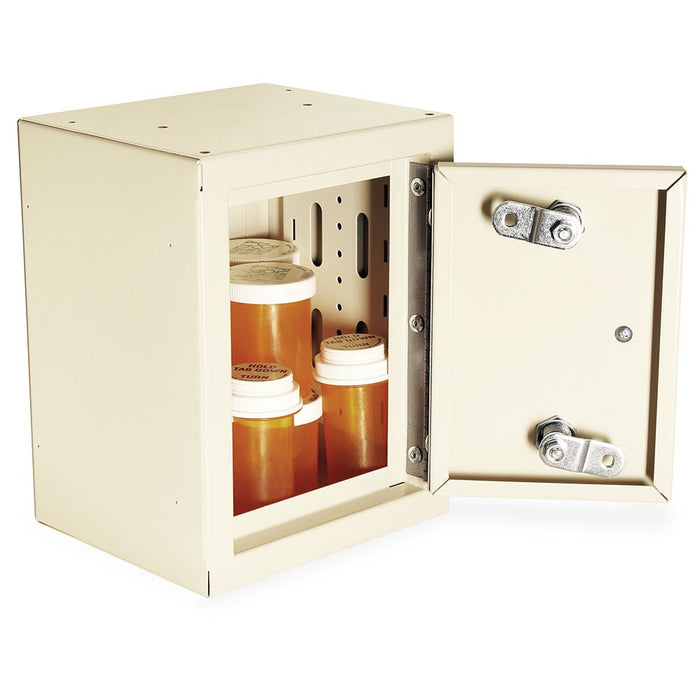 Mini Narcotics Cabinet - Double Lock, Single Door (NC09B07 - ST2) - Asclepius