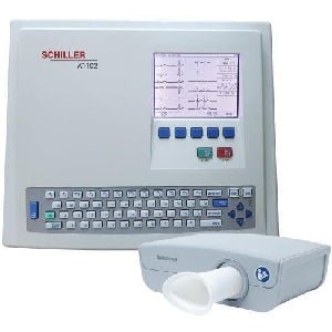 Schiller AT - 102 ECG Machine | Advanced 12 - Lead EKG System with Interpretation & Connectivity - Asclepius