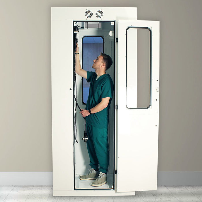 SureDry Pass Through 10 Endoscope Drying Cabinet with Dri - Scope Aid, HEPA Filter, Key Lock (SC80WTDRDP - 10 - DSS2305) - Asclepius