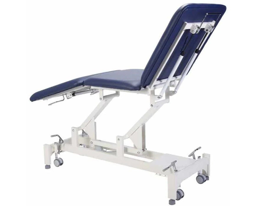 Trio Power Hi - Lo Rehab Therapy Table w/ Adjustable Back & 3 Section Top - Asclepius