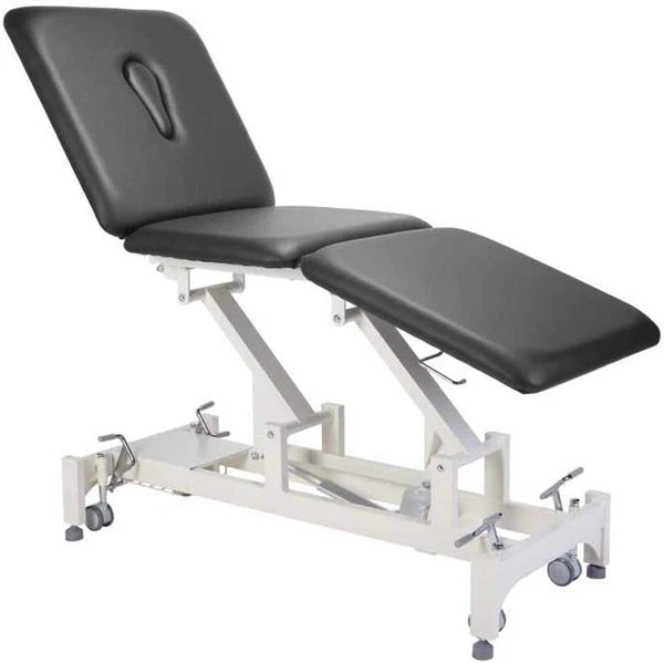 Trio Power Hi - Lo Rehab Therapy Table w/ Adjustable Back & 3 Section Top - Asclepius