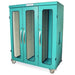 Triple Column Medical Storage Cabinet with Glass Doors, Key Lock, Modular Shelving - MSPM83 - 00GK - Asclepius