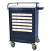 Value Med - Bin Cart with Key Lock and 24 Bins - VLT24BIN5 - Asclepius